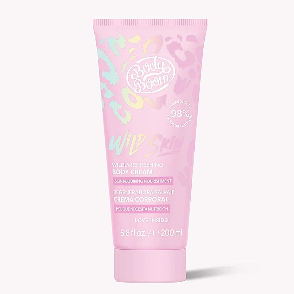 NEW BodyBoom Skincare Wildly Refreshing 6.8 oz 200ml Sweet and Fruity Body Cream